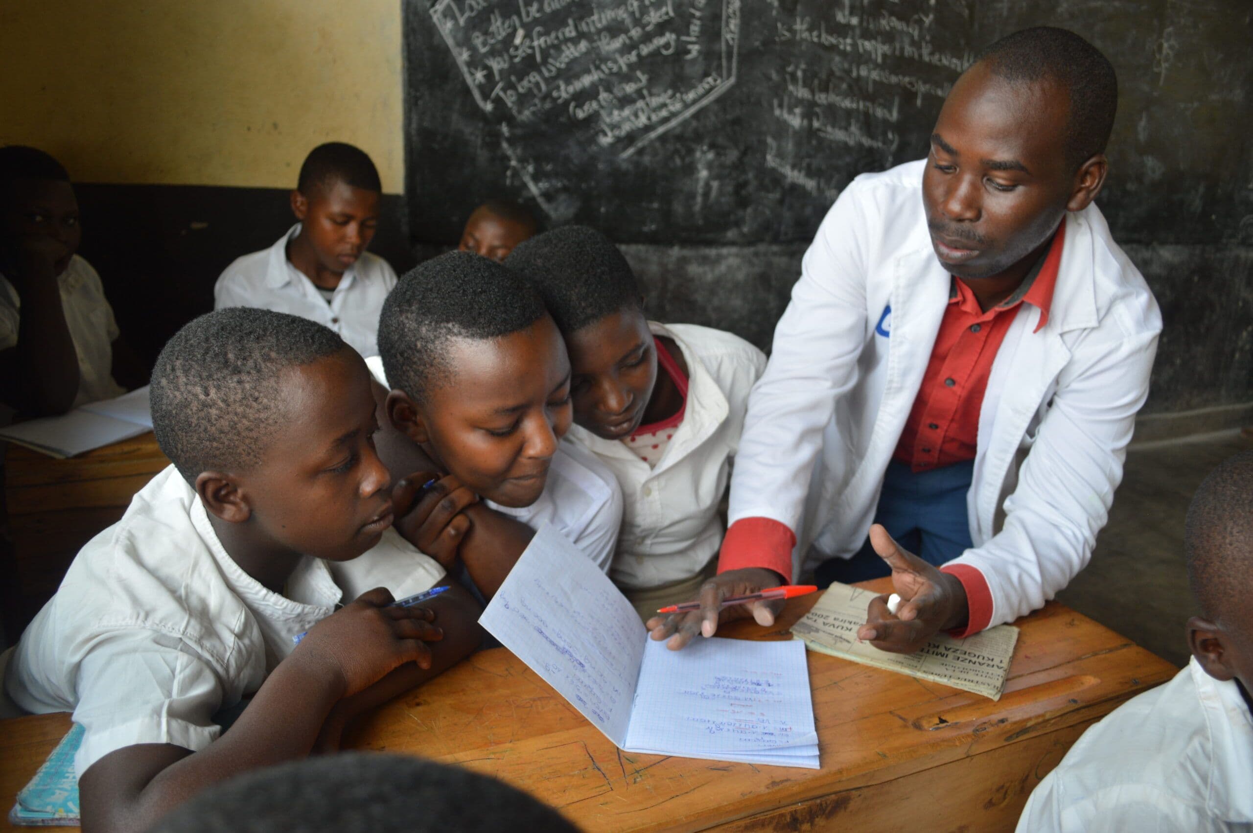 Leadership and students at Legacy Academy International